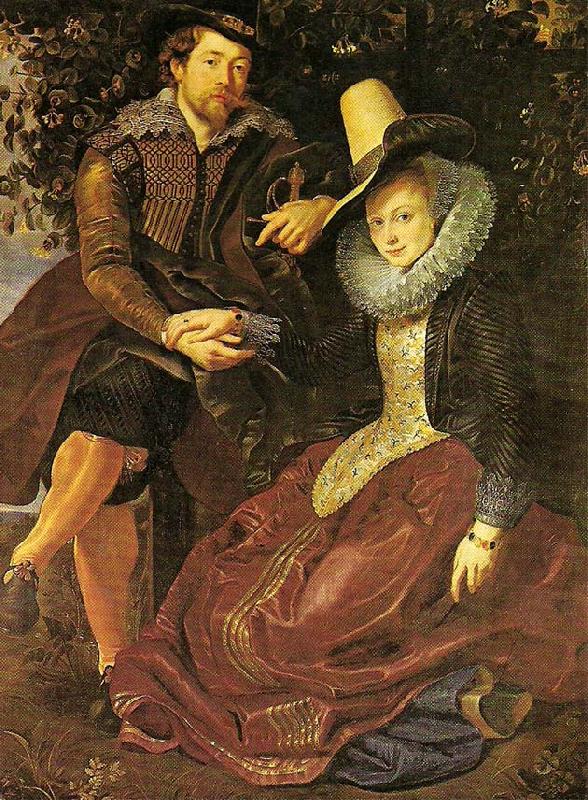 Peter Paul Rubens rubens and his wife isabella brandt oil painting image